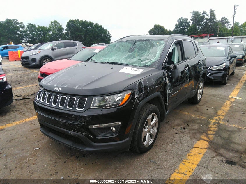 VIN 3C4NJDBB8KT641301 2019 JEEP COMPASS LATITUDE