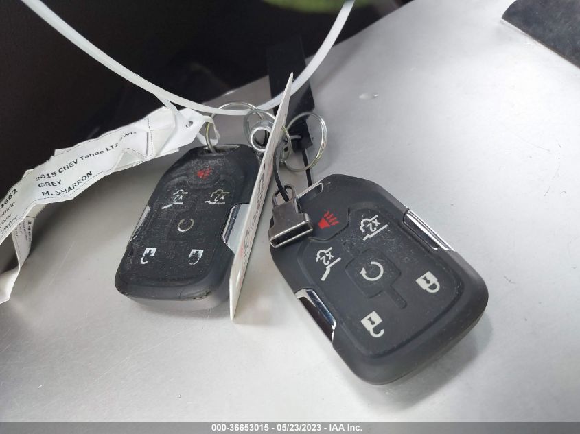 2015 CHEVROLET TAHOE LTZ - 1GNSKCKC9FR593591