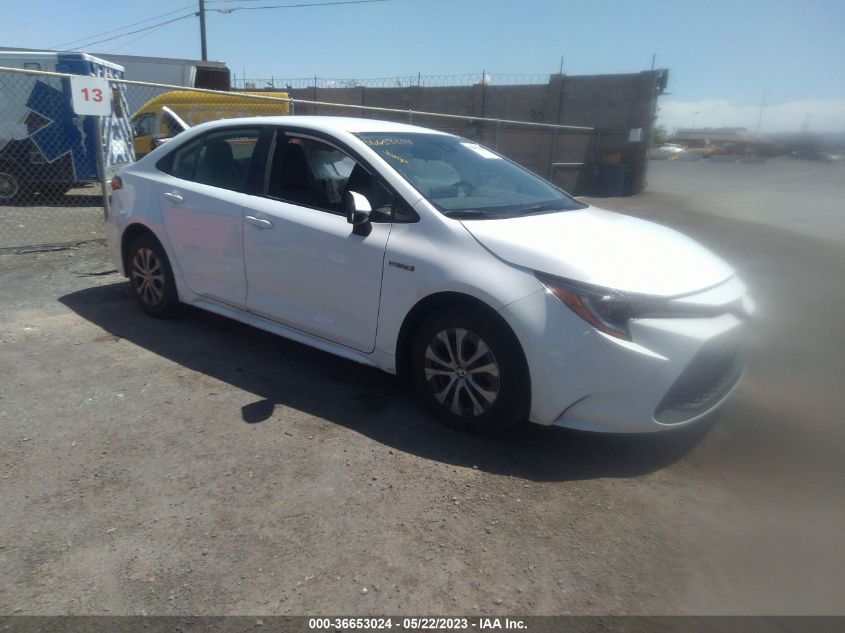 2021 TOYOTA COROLLA HYBRID LE - JTDEAMDE3MJ009355