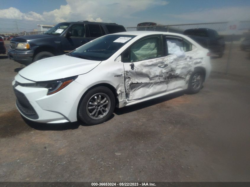 2021 TOYOTA COROLLA HYBRID LE - JTDEAMDE3MJ009355