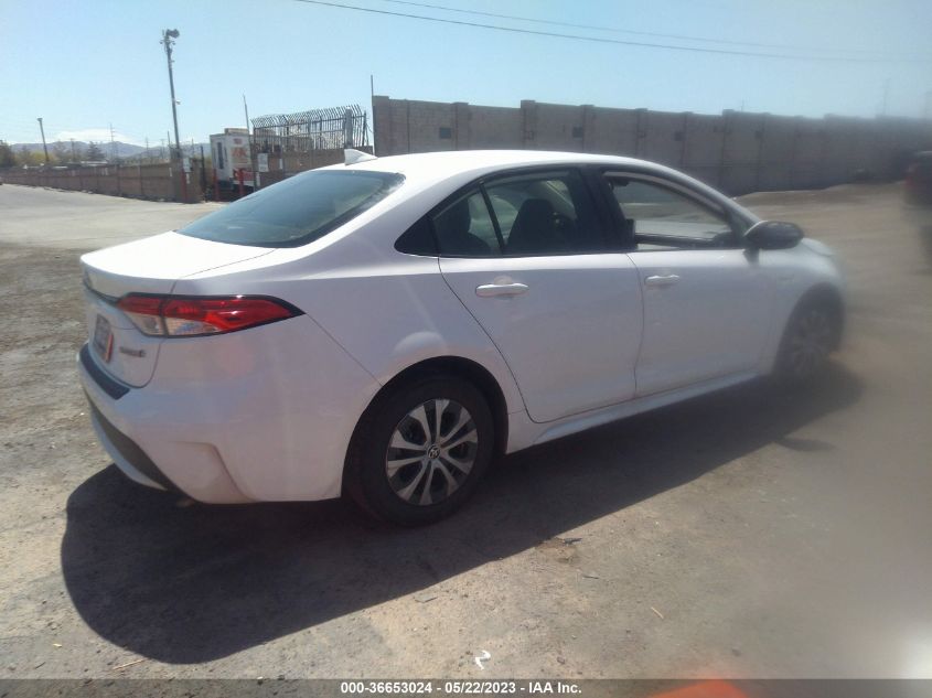 2021 TOYOTA COROLLA HYBRID LE - JTDEAMDE3MJ009355