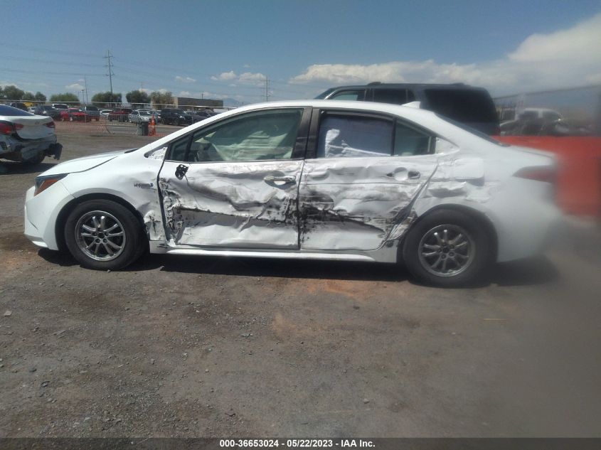 2021 TOYOTA COROLLA HYBRID LE - JTDEAMDE3MJ009355