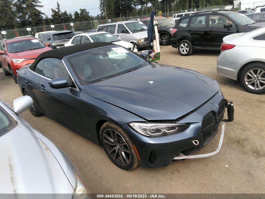 2022 BMW 4 SERIES 430I XDRIVE - WBA43AT04NCJ33082