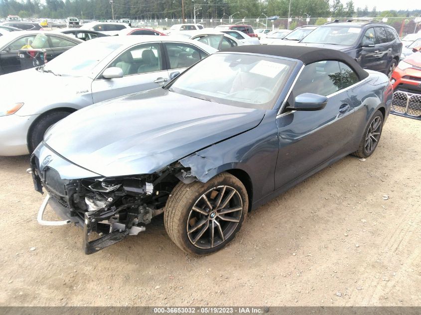 2022 BMW 4 SERIES 430I XDRIVE - WBA43AT04NCJ33082