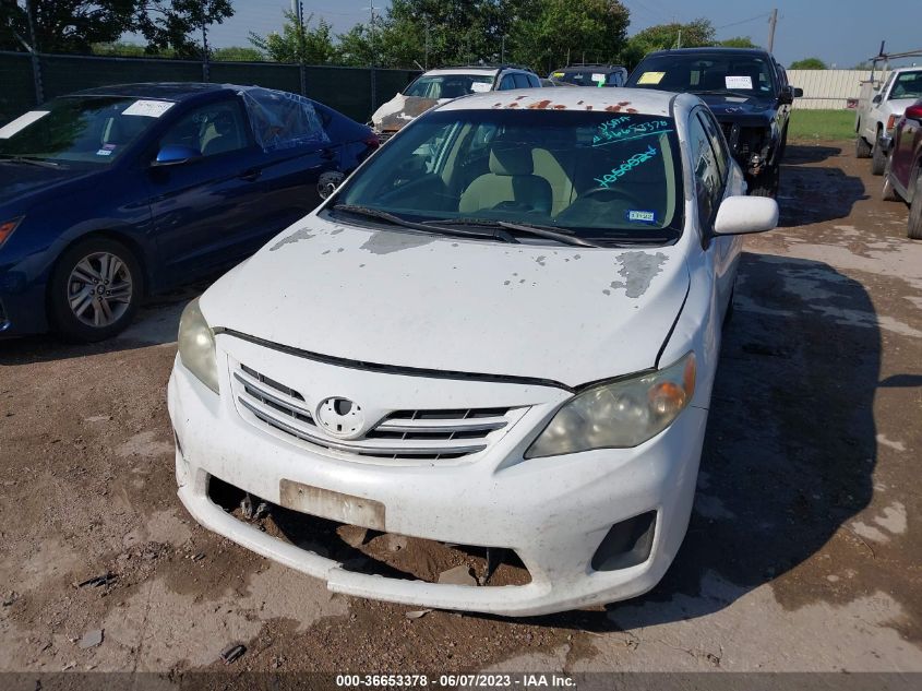2013 TOYOTA COROLLA L/LE/S - 5YFBU4EE6DP105002