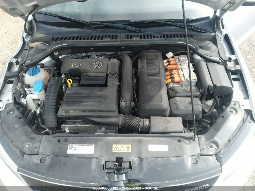 2013 VOLKSWAGEN JETTA SEDAN HYBRID SEL 3VW637AJXDM225169