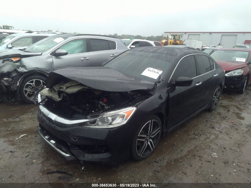 2017 HONDA ACCORD SEDAN SPORT SE - 1HGCR2F11HA166338
