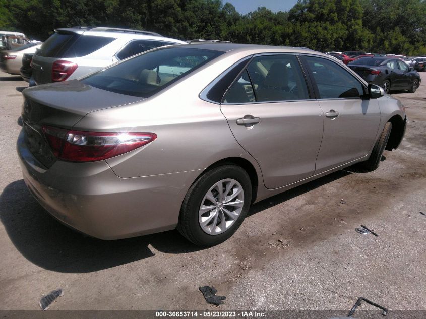 2016 TOYOTA CAMRY LE - 4T1BF1FK4GU553724