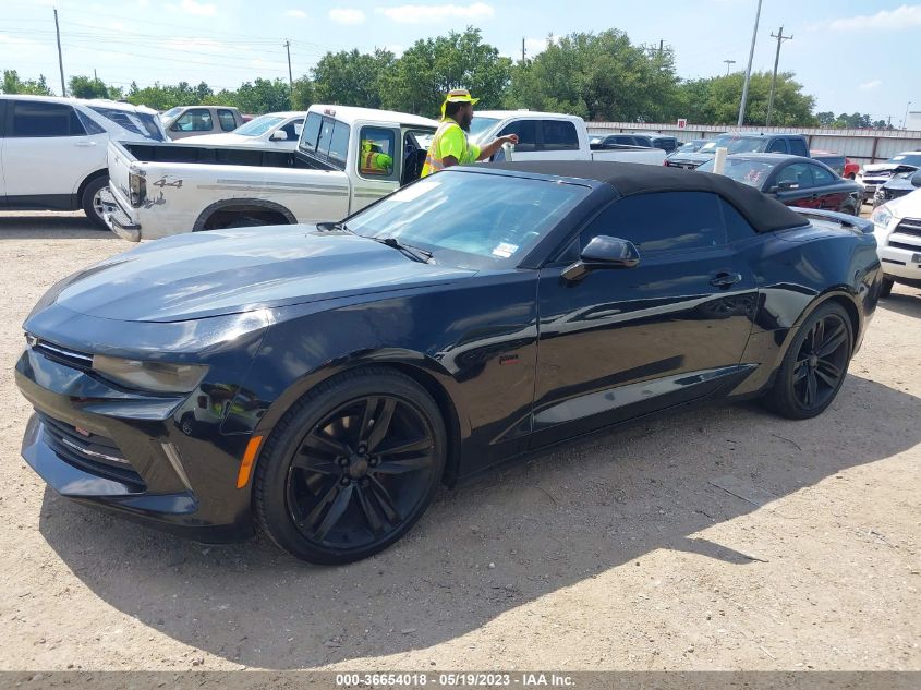 2017 CHEVROLET CAMARO LT - 1G1FB3DS9H0163705