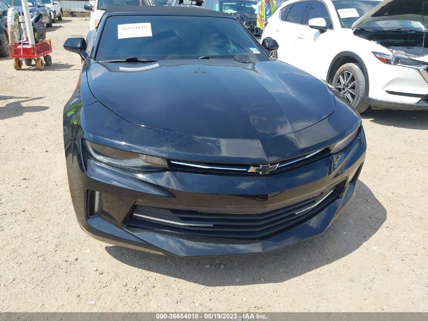 2017 CHEVROLET CAMARO LT - 1G1FB3DS9H0163705