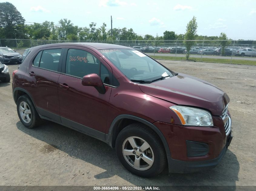 2016 CHEVROLET TRAX LS - 3GNCJNSB1GL143114