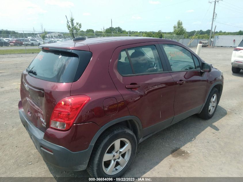 2016 CHEVROLET TRAX LS - 3GNCJNSB1GL143114