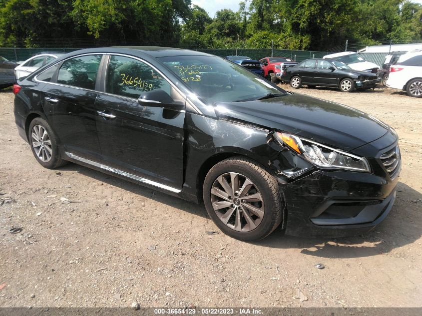 2015 HYUNDAI SONATA 2.4L SPORT - 5NPE34AF4FH060348