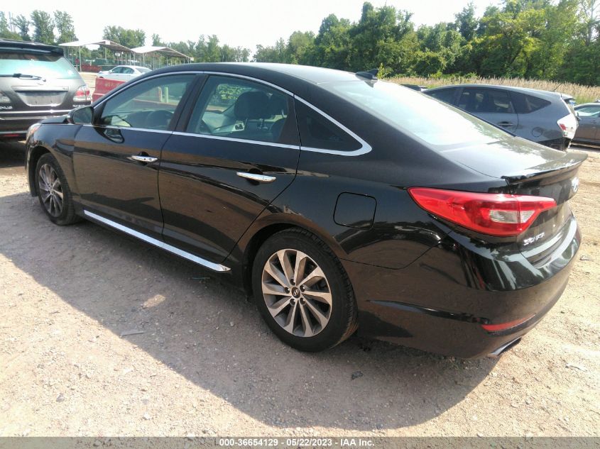 2015 HYUNDAI SONATA 2.4L SPORT - 5NPE34AF4FH060348