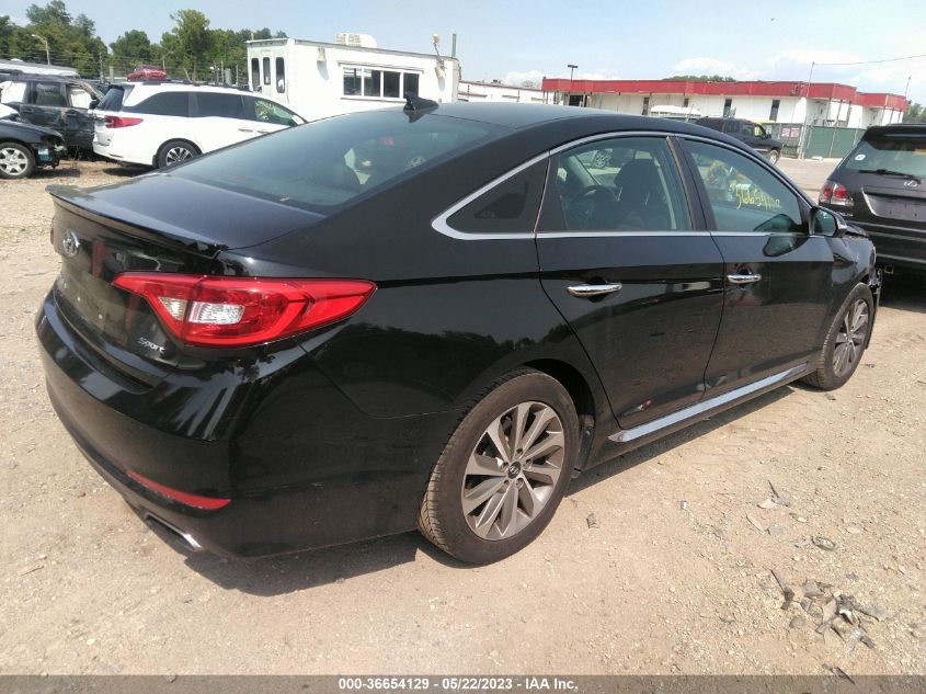 2015 HYUNDAI SONATA 2.4L SPORT - 5NPE34AF4FH060348