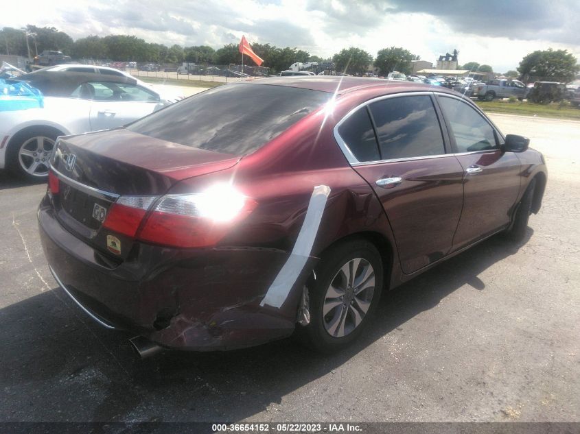 2014 HONDA ACCORD SEDAN LX - 1HGCR2F32EA280796