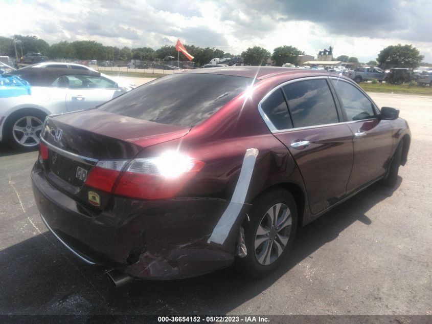 2014 HONDA ACCORD SEDAN LX - 1HGCR2F32EA280796