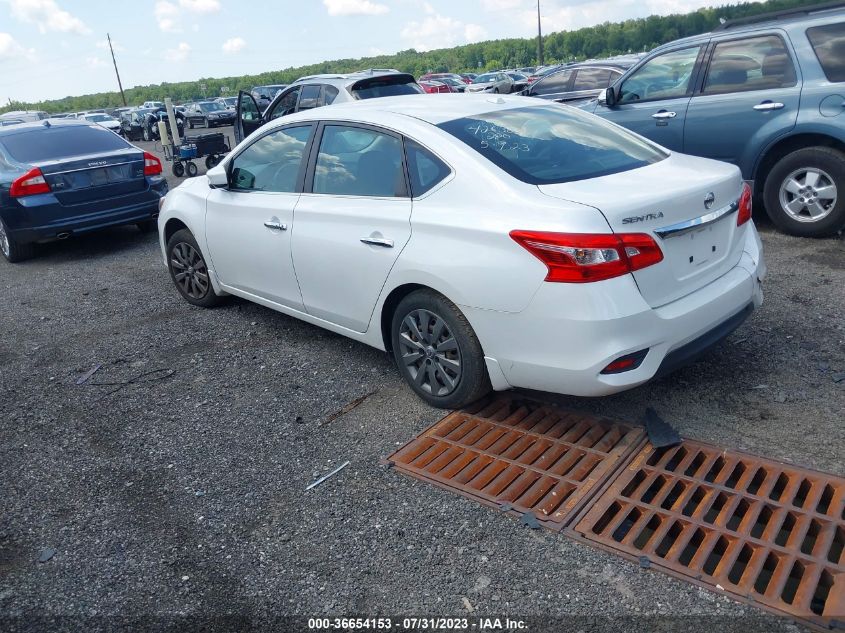 2016 NISSAN SENTRA S/SV/SR/SL - 3N1AB7AP0GY265796