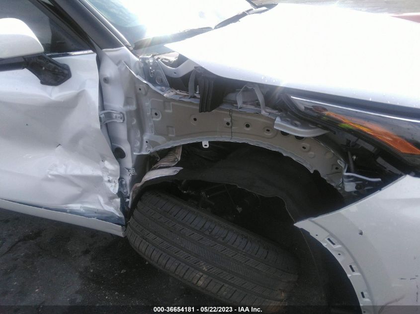 2022 TOYOTA HIGHLANDER XLE - 5TDGZRAH5NS550912