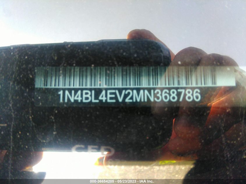 2021 NISSAN ALTIMA 2.5 SL - 1N4BL4EV2MN368786