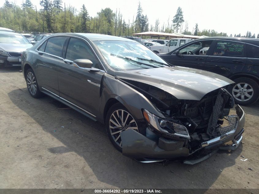 2017 LINCOLN CONTINENTAL SELECT - 1LN6L9SKXH5609370