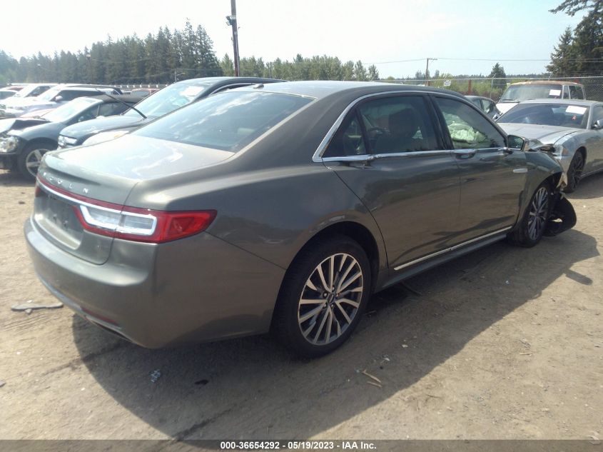 2017 LINCOLN CONTINENTAL SELECT - 1LN6L9SKXH5609370