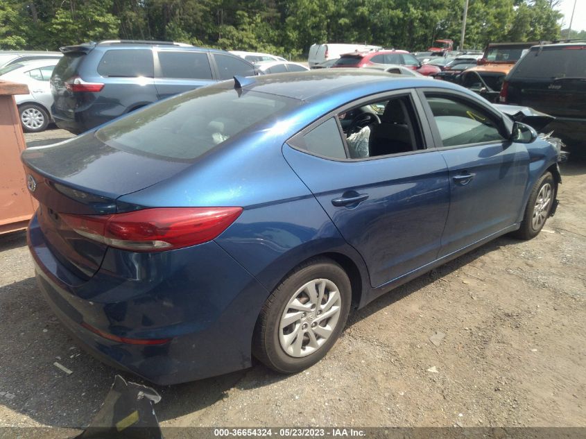 2017 HYUNDAI ELANTRA SE/VALUE EDITION/LIMITED - 5NPD74LF0HH068589