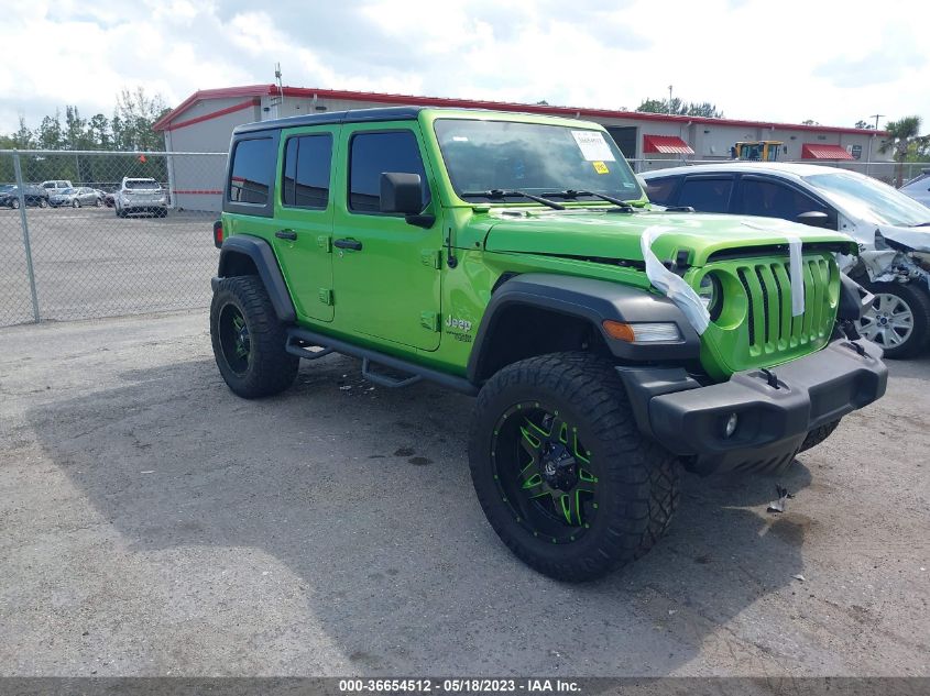 2018 JEEP WRANGLER UNLIMITED SPORT S - 1C4HJXDGXJW320635