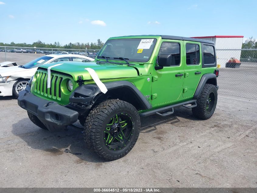 2018 JEEP WRANGLER UNLIMITED SPORT S - 1C4HJXDGXJW320635