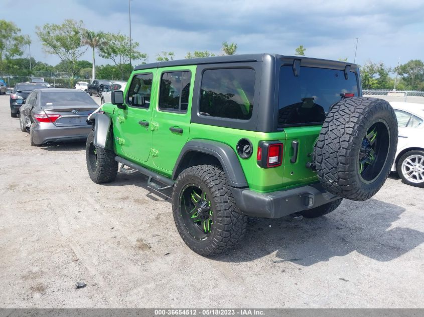 2018 JEEP WRANGLER UNLIMITED SPORT S - 1C4HJXDGXJW320635