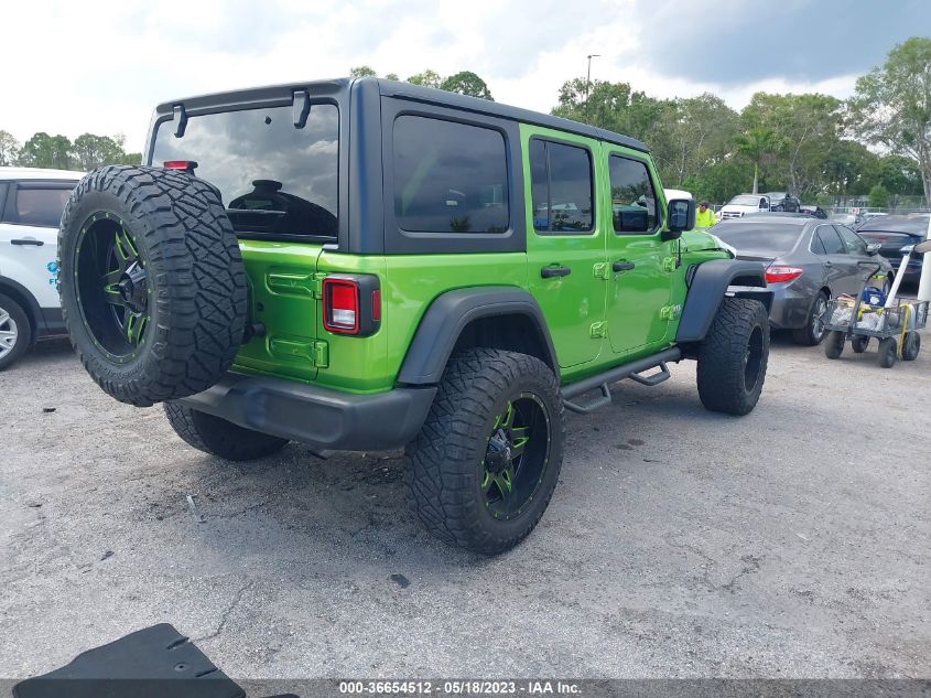 2018 JEEP WRANGLER UNLIMITED SPORT S - 1C4HJXDGXJW320635
