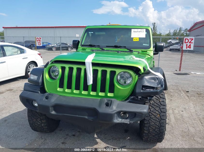 2018 JEEP WRANGLER UNLIMITED SPORT S - 1C4HJXDGXJW320635
