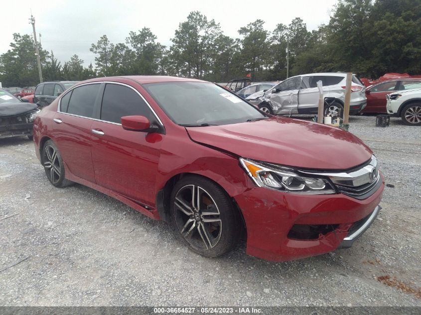 2017 HONDA ACCORD SEDAN SPORT - 1HGCR2F59HA224943