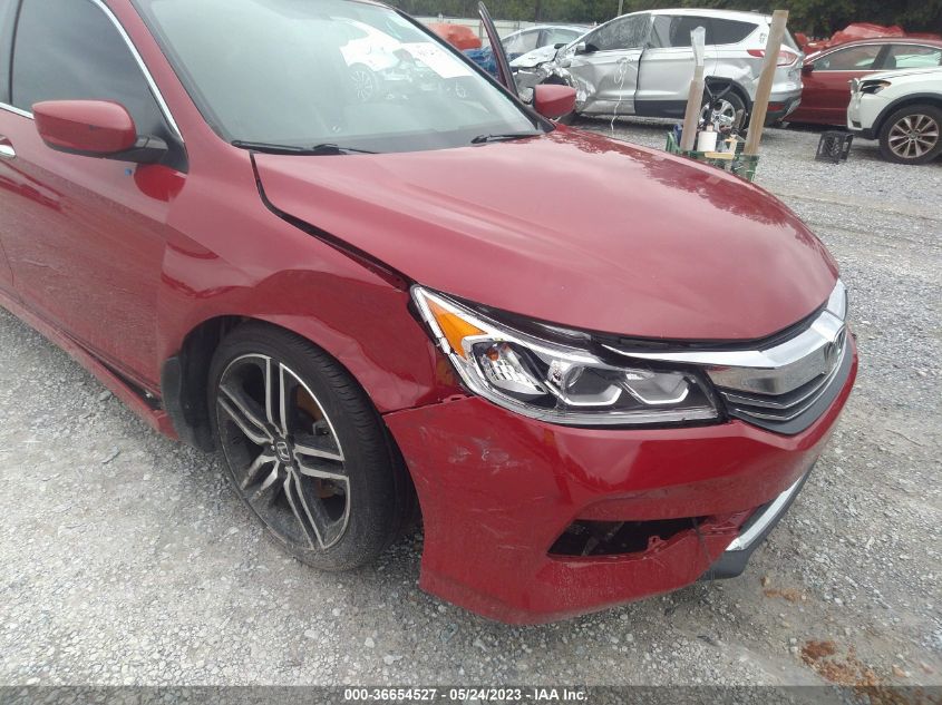 2017 HONDA ACCORD SEDAN SPORT - 1HGCR2F59HA224943