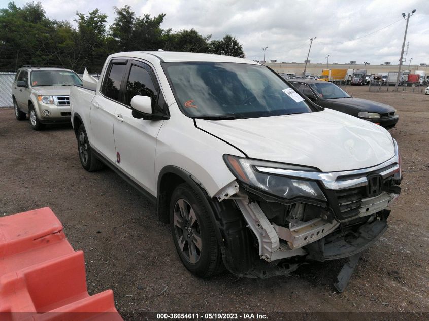 2017 HONDA RIDGELINE RTL-T - 5FPYK2F65HB007552