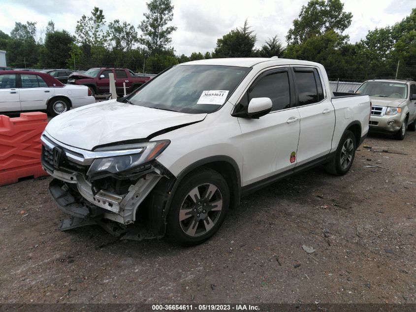 2017 HONDA RIDGELINE RTL-T - 5FPYK2F65HB007552