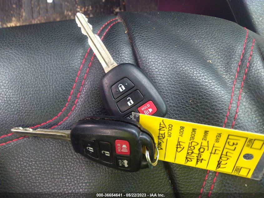 2014 TOYOTA COROLLA L/LE/S/S PLUS/LE PLUS - 2T1BURHE5EC185581