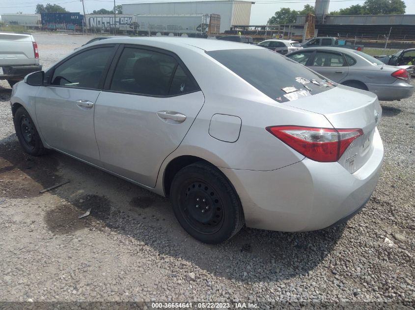 2014 TOYOTA COROLLA L/LE/S/S PLUS/LE PLUS - 2T1BURHE5EC185581