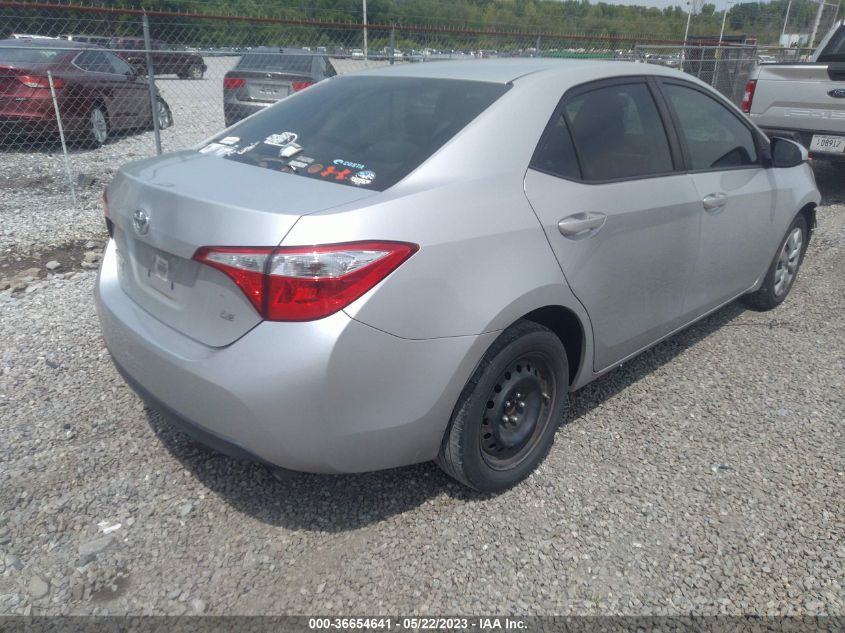 2014 TOYOTA COROLLA L/LE/S/S PLUS/LE PLUS - 2T1BURHE5EC185581