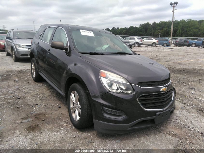 2016 CHEVROLET EQUINOX LS - 2GNALBEKXG6175348