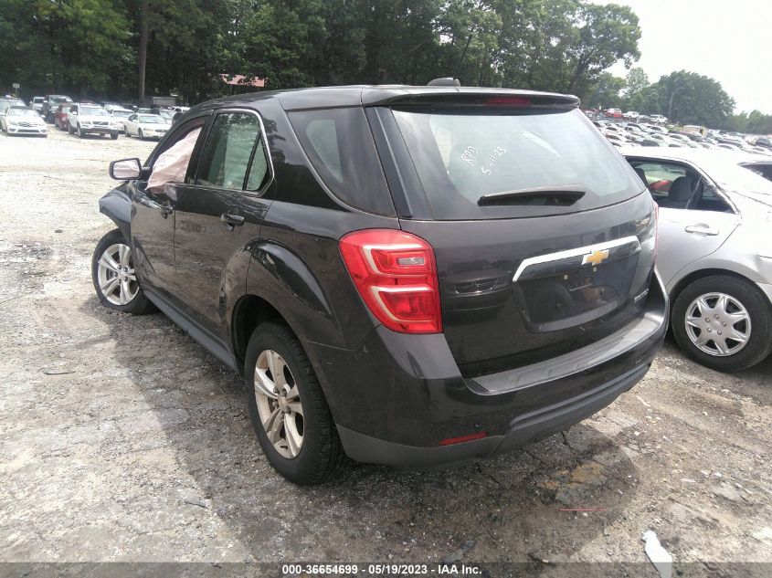 2016 CHEVROLET EQUINOX LS - 2GNALBEKXG6175348