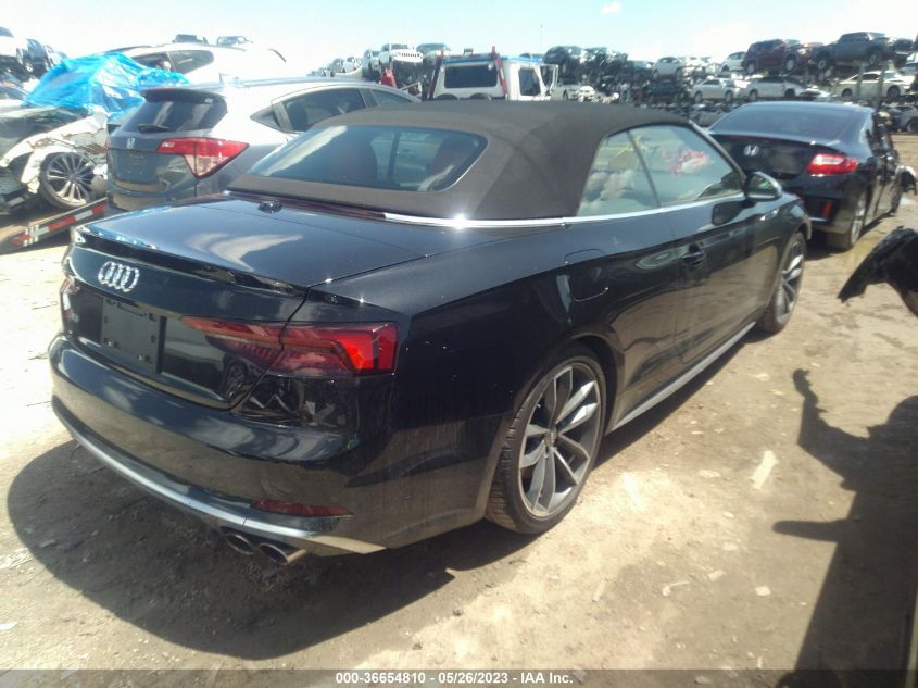 2018 AUDI S5 CABRIOLET PRESTIGE WAU24GF57JN021485