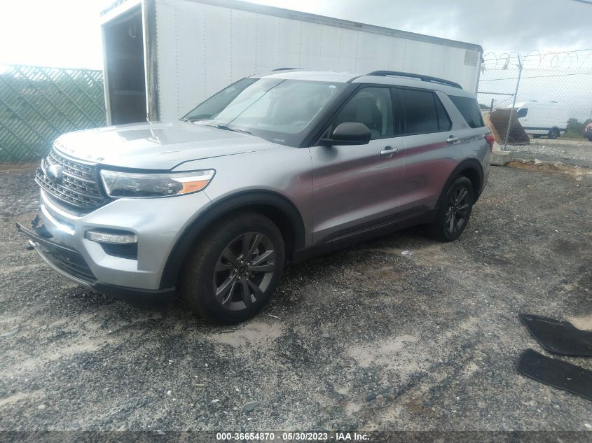2021 FORD EXPLORER XLT - 1FMSK7DH6MGA77413