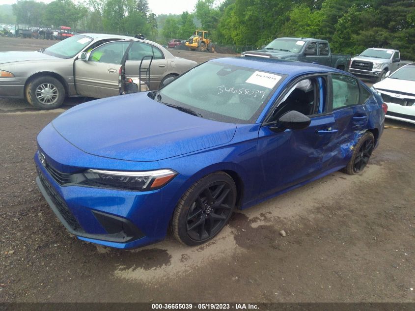 2022 HONDA CIVIC SEDAN SPORT - 2HGFE2F57NH561813