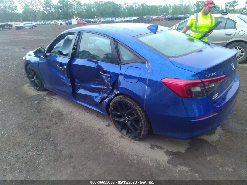 2022 HONDA CIVIC SEDAN SPORT - 2HGFE2F57NH561813