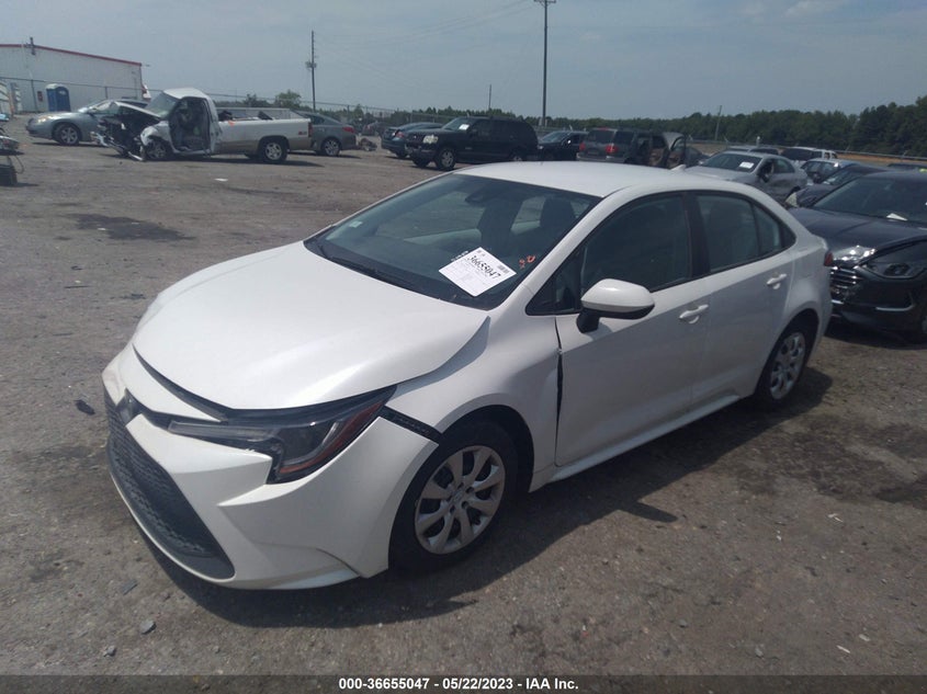 VIN 5YFEPRAEXLP103050 2020 TOYOTA COROLLA LE