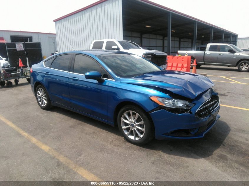 2017 FORD FUSION SE - 3FA6P0H75HR212272