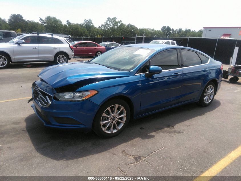 2017 FORD FUSION SE - 3FA6P0H75HR212272