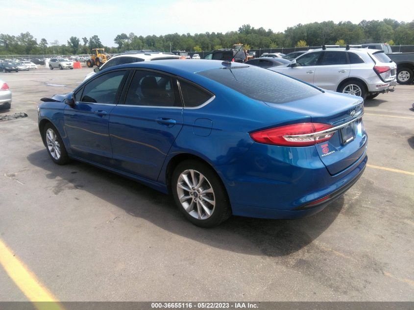 2017 FORD FUSION SE - 3FA6P0H75HR212272