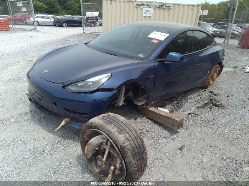 2022 TESLA MODEL 3 LONG RANGE - 5YJ3E1EB5NF107780